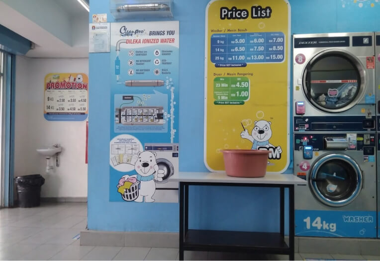 Cleanpro Express Jinjang Utara store interior