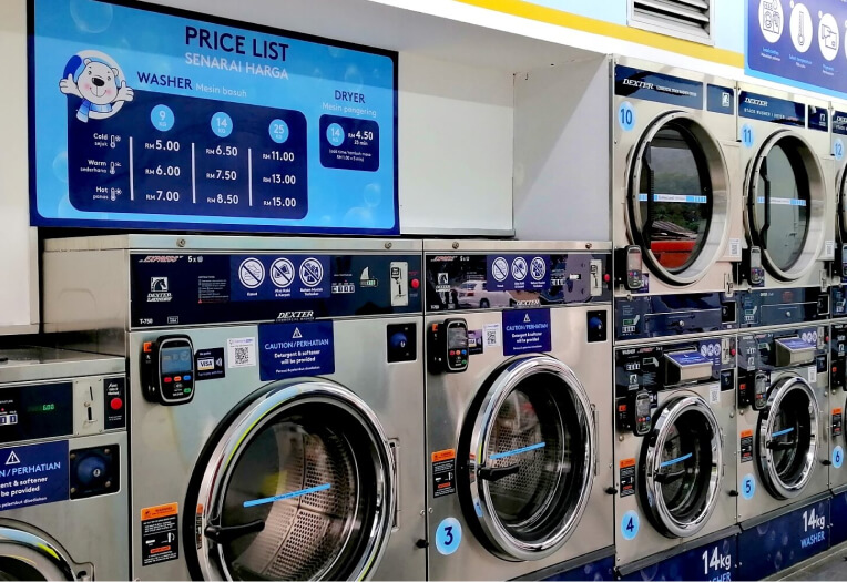 Cleanpro Express Taman Gombak Permai washing machine and price list