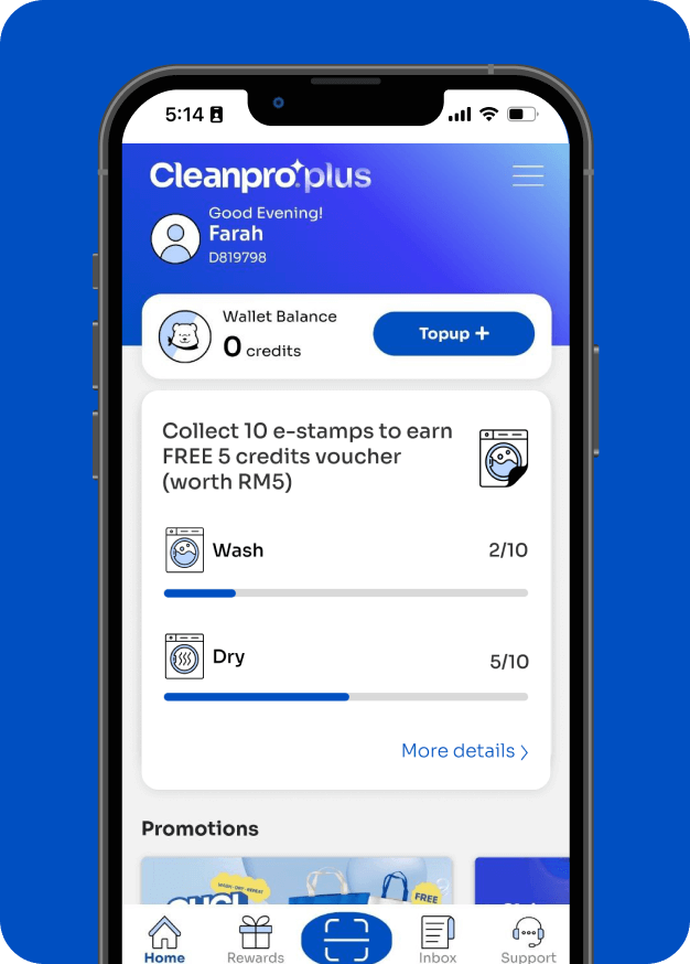 The AllNew Cashless Payment App For Laundry Cleanpro Plus