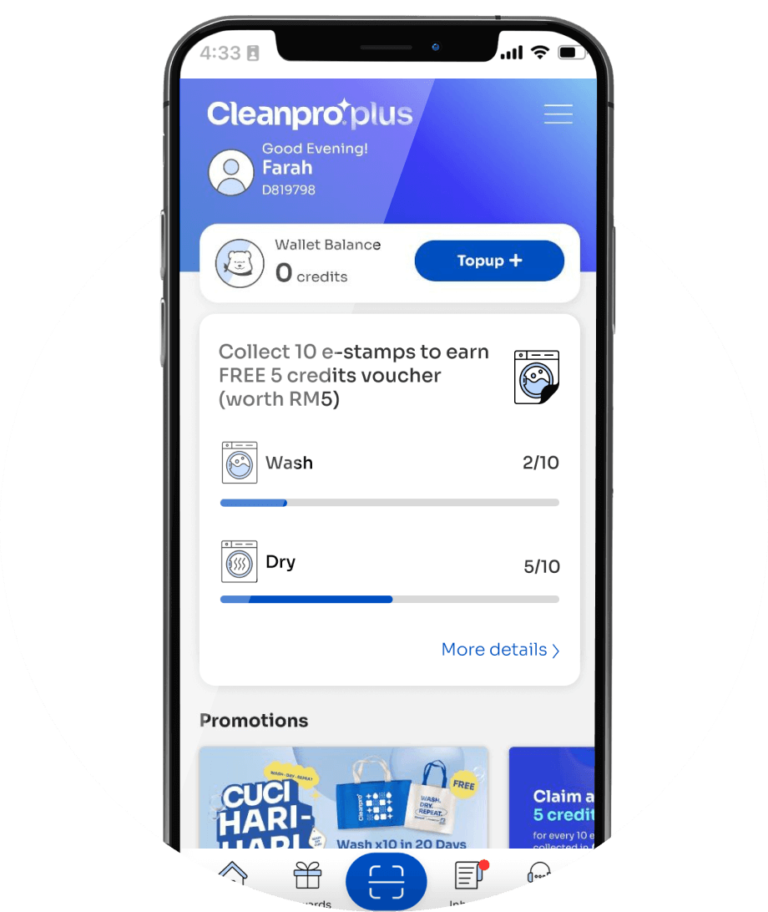 The AllNew Cashless Payment App For Laundry Cleanpro Plus