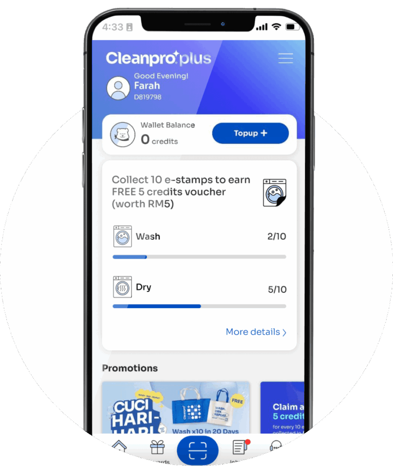 Pro App Plus The All-New Cashless Payment App For Laundry | Cleanpro Plus