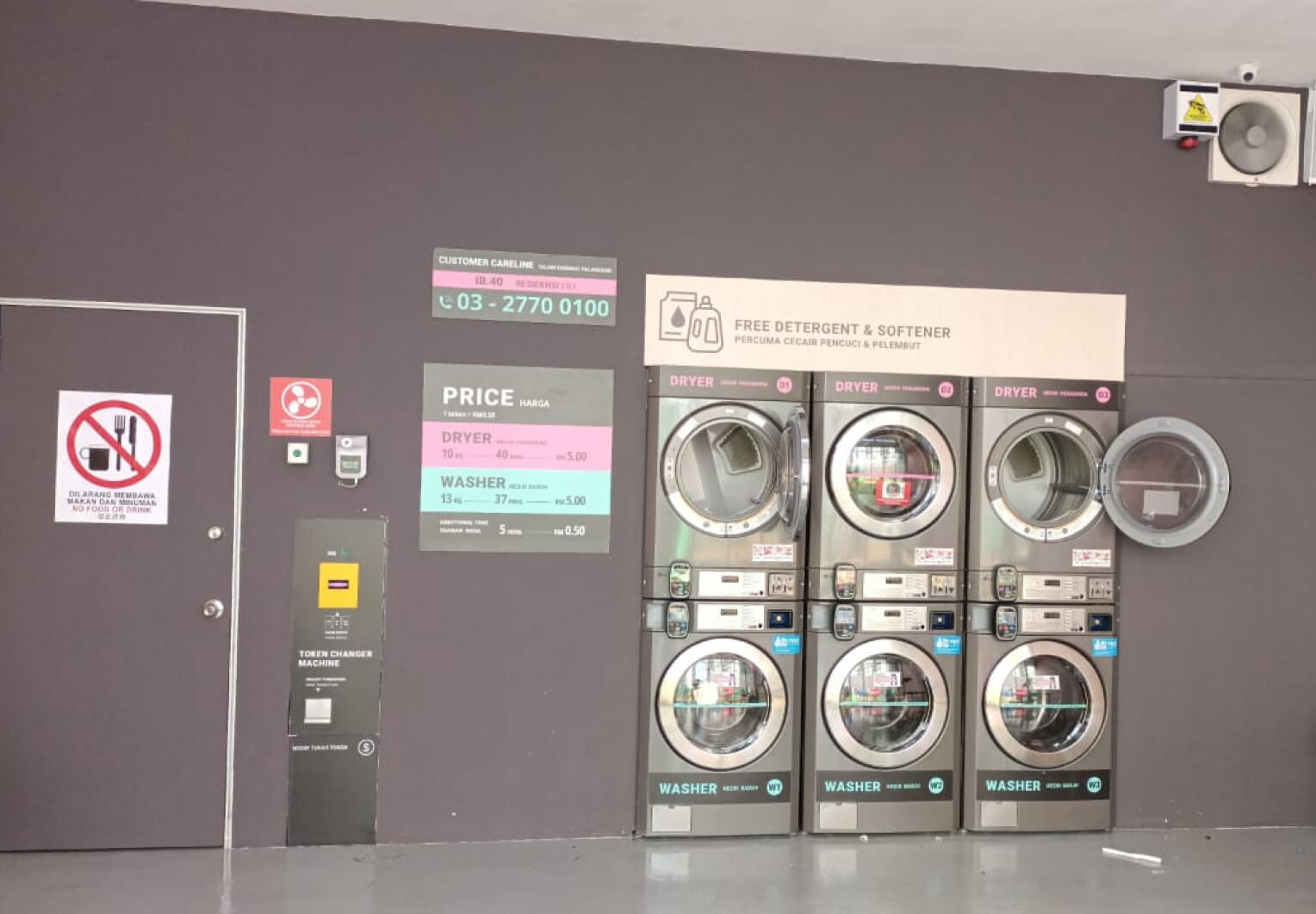 Cleanpro Ibu Sayang Residensi Lili dryer and washer machines
